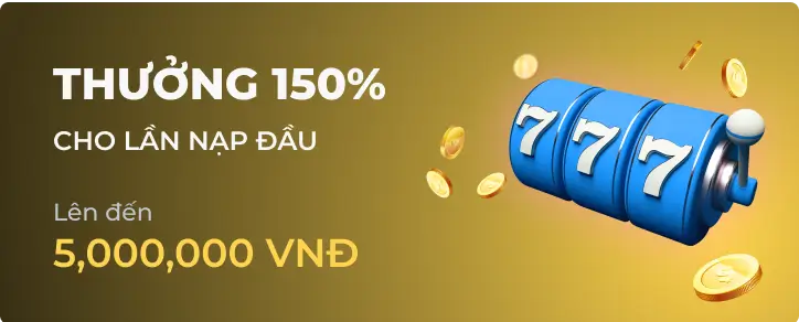 Khuyến mãi thưởng 150% cho thành viên mới của V9Bet